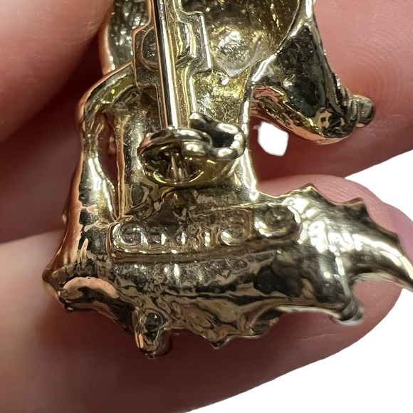 Vintage Gerrys Rudolph Red Nosed Reindeer‎ Brooch/Pin Christmas - Picture 6 of 7